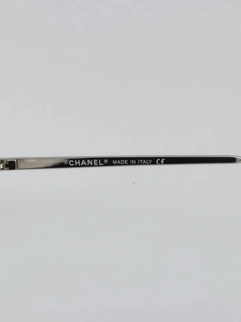 CHANEL COCO Mark Sunglasses metal Green CC Auth 188886